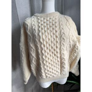 Tivoli Cream Cable Knit Sweater